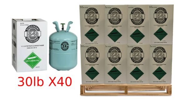 Full Pallet – 40 × 30lb R-134a Refrigerant, Automotive/HVAC Use – Made in USA