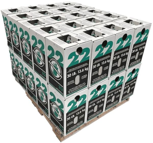 Full Pallet – 40 × 30lb R-22 Refrigerant – Made in USA